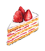 ストロベリーケーキ